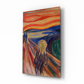 "Scream" Glass Wall Art.