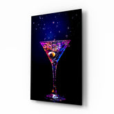 Coctail Glass Wall Art.