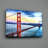 Golden Gate Bridge Glass Wall Art.