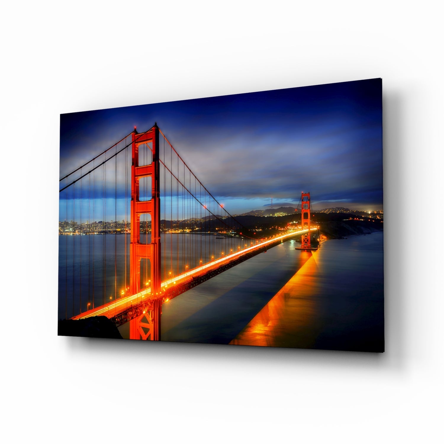 Golden Gate Bridge Glass Wall Art.