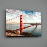 Golden Gate Bridge Glass Wall Art.
