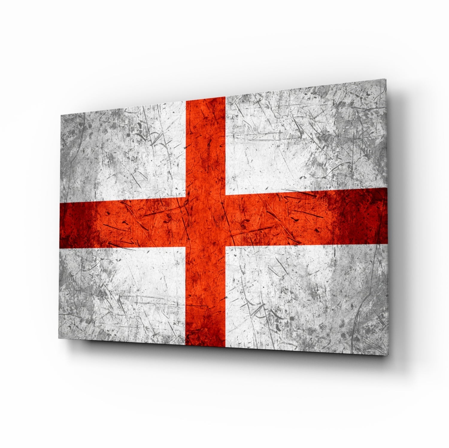 Flag of England Glass Wall Art.