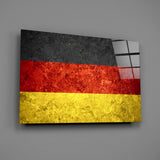 Flag of Germany Glass Wall Art.