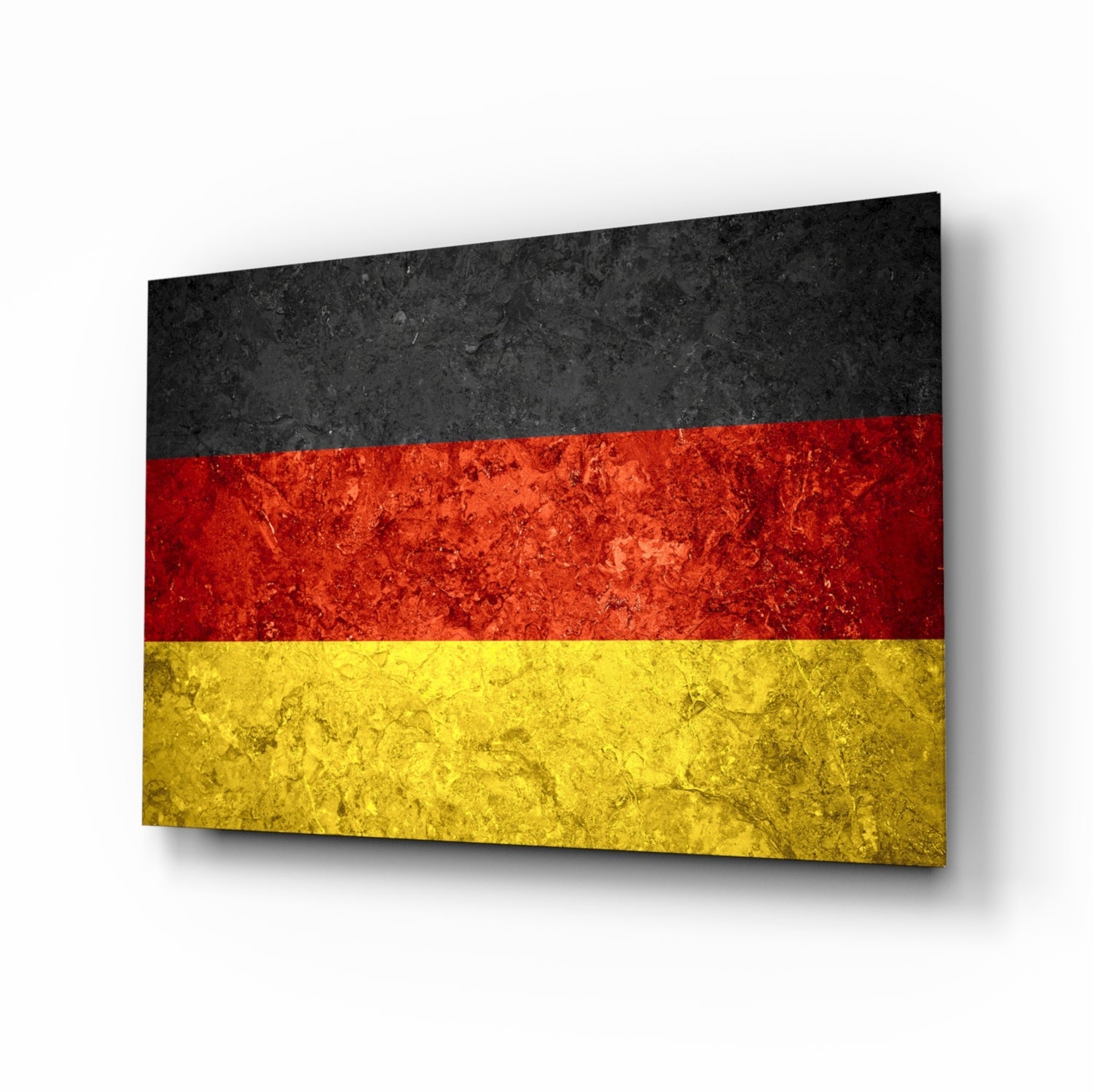 Flag of Germany Glass Wall Art.