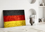 Flag of Germany Glass Wall Art.