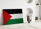 Flag of Palestina Glass Wall Art.