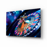 Roulette Glass Wall Art.