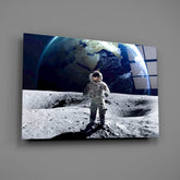 Space Walk Glass Wall Art.