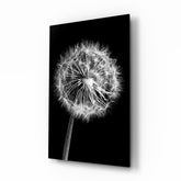 Dandelion Glass Wall Art.
