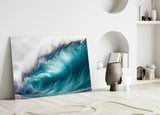 Wave Glass Wall Art.