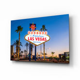 Vegas Glass Wall Art.