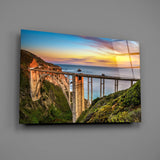 Bixby Creek Bridge Glass Wall Art.