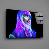 Woman Glass Wall Art.