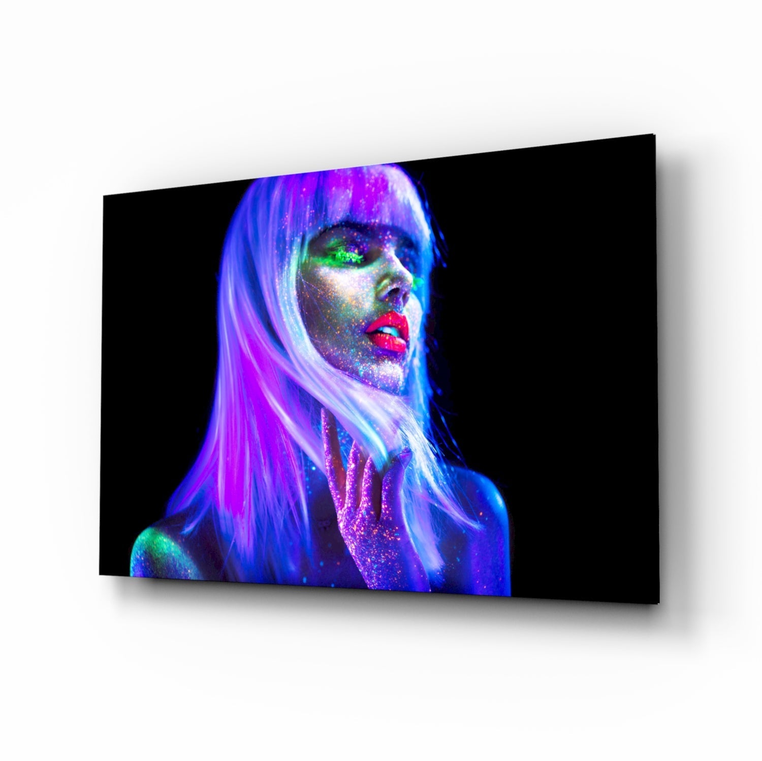 Woman Glass Wall Art.