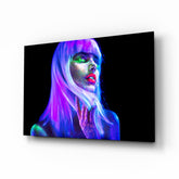 Woman Glass Wall Art.