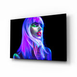 Woman Glass Wall Art.