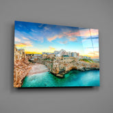 Jules Verne Glass Wall Art.