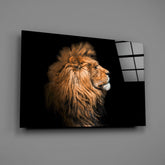 Lion Glass Wall Art.