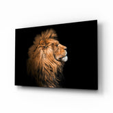 Lion Glass Wall Art.