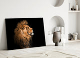 Lion Glass Wall Art.