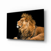 Lion Glass Wall Art.
