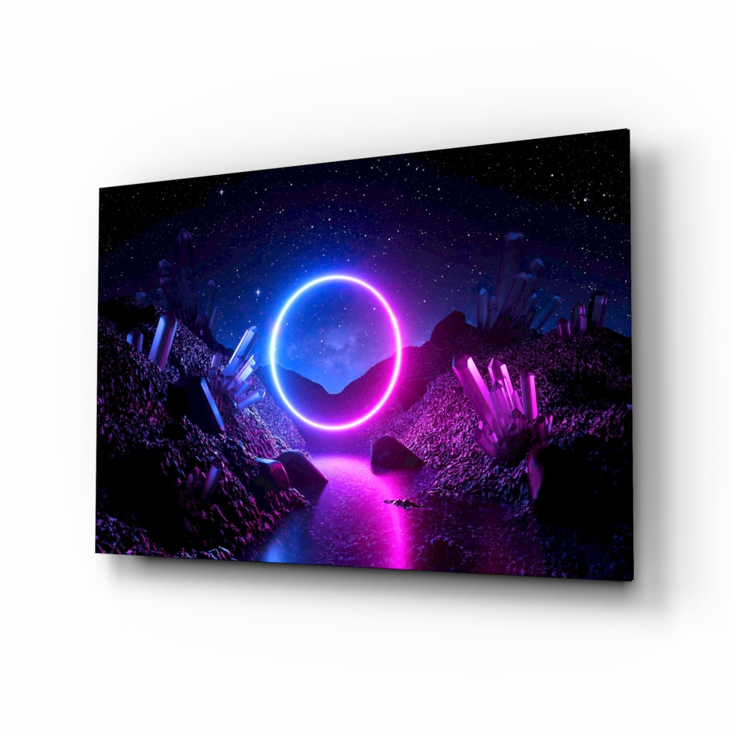 Abstract Art Glass Wall Art.