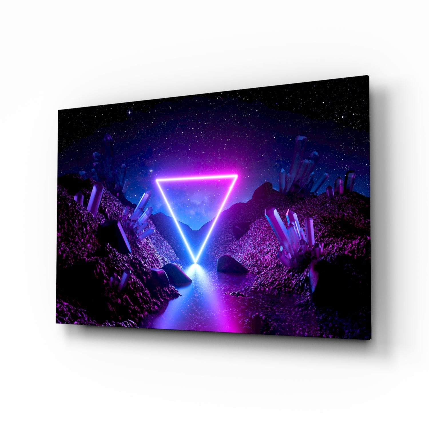 Abstract Art Glass Wall Art.