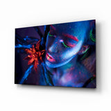 Woman Glass Wall Art.