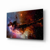 World Of The Galaxy Glass Wall Art.