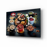 Nuts Glass Wall Art.