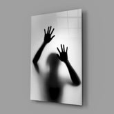 Loneliness Glass Wall Art.