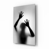 Loneliness Glass Wall Art.