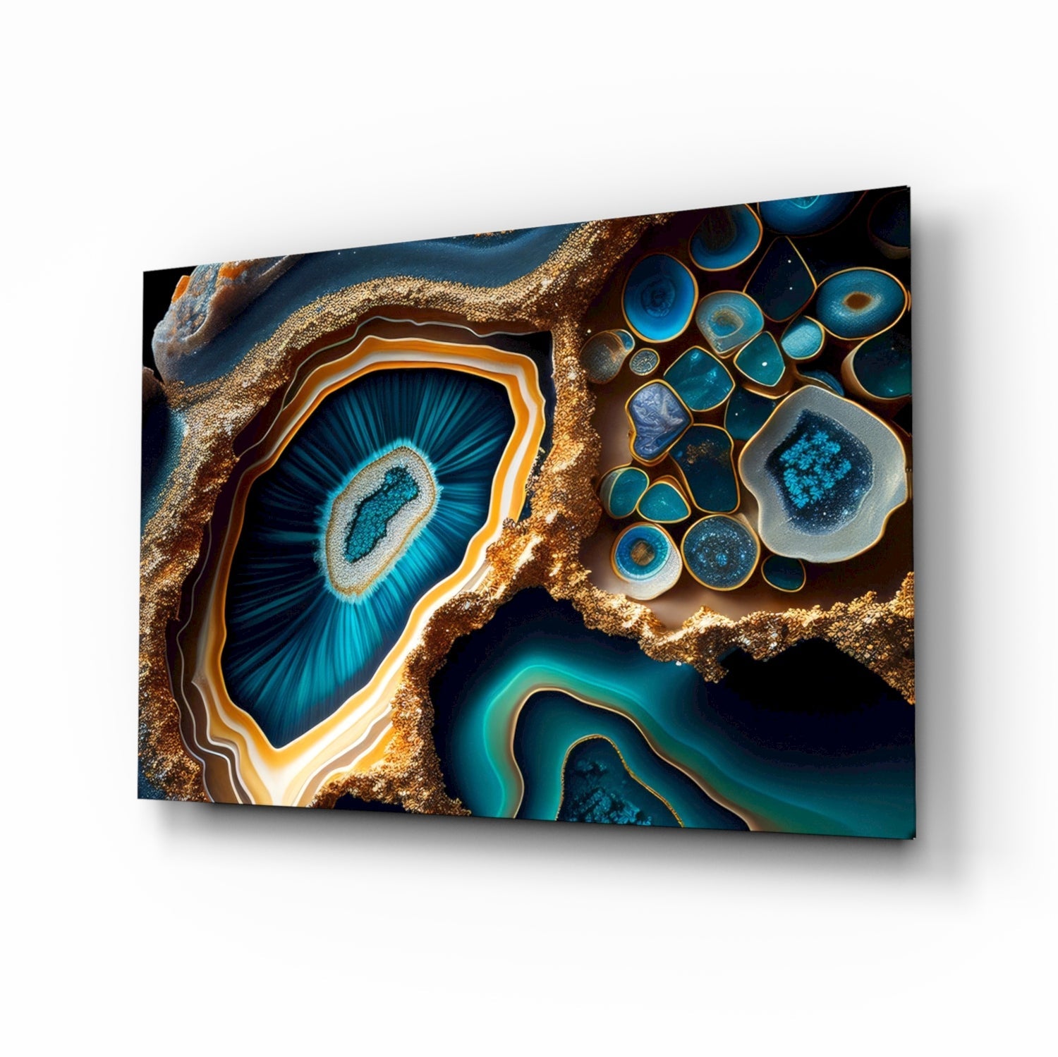 Abstract Art Glass Wall Art.