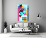 Abstract Art Glass Wall Art.