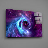Space Helix Glass Wall Art.