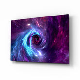 Space Helix Glass Wall Art.