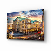 Vienna State Opera Glass Wall Art.