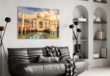 Taj Mahal Glass Wall Art.