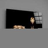 Leo Family Glass Wall Art.