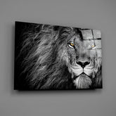 Lion Glass Wall Art.