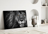 Lion Glass Wall Art.