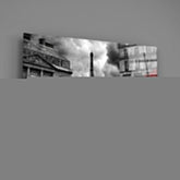 Eiffel Tower Glass Wall Art.