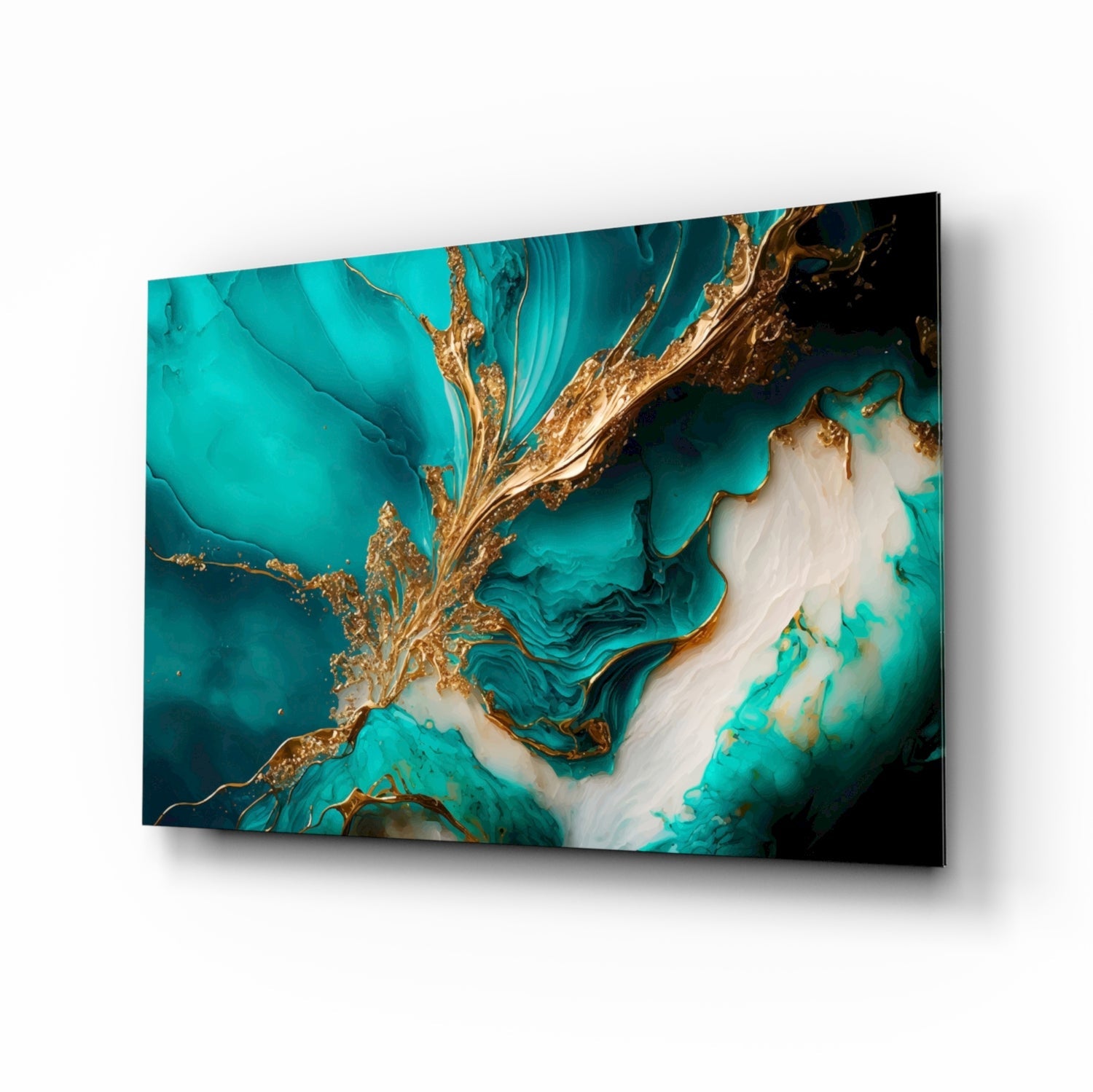 Abstract Art Glass Wall Art.