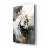 Horse Art Glass Wall Art.