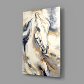Horse Art Glass Wall Art.