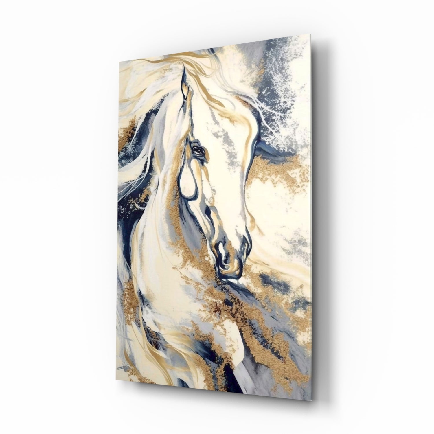 Horse Art Glass Wall Art.