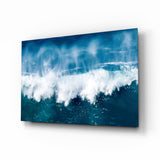 Waves Glass Wall Art.