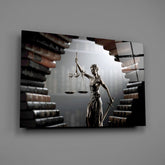 Justice Glass Wall Art.