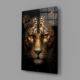 Leopard Glass Wall Art.