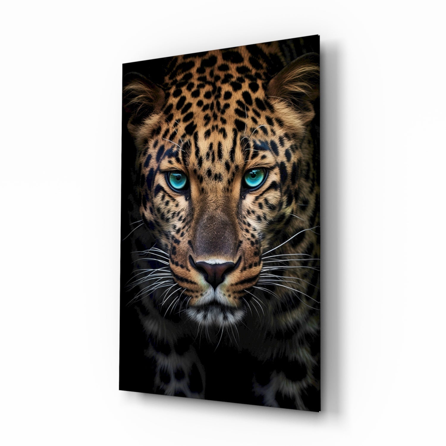 Leopard Glass Wall Art.
